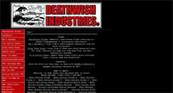 Desktop Screenshot of deathwishindustries.com