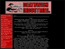 Tablet Screenshot of deathwishindustries.com